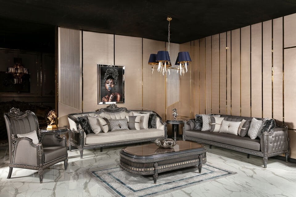 Queen Classic Sofa Set