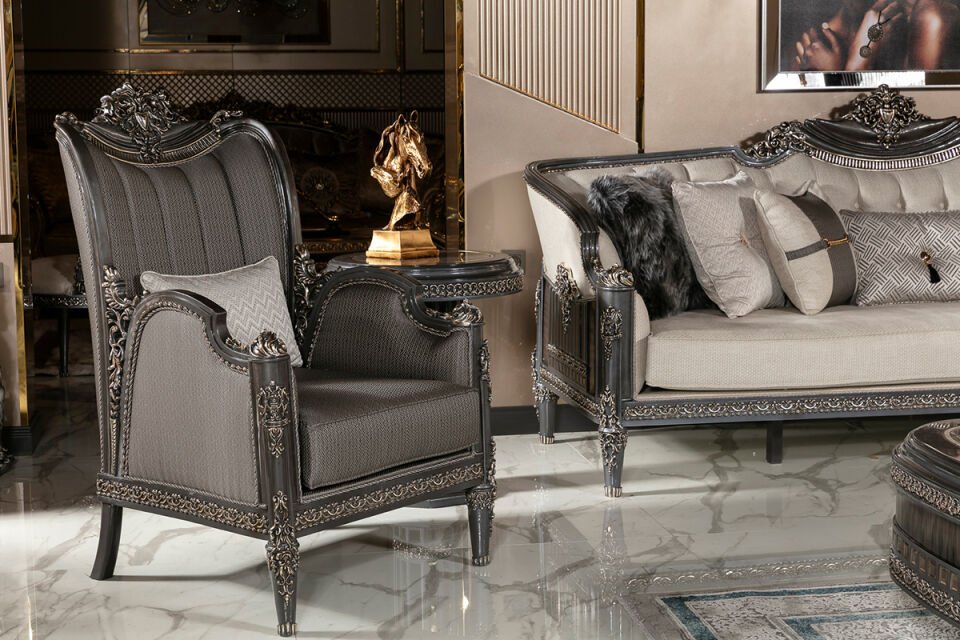Klassisches Queen-Sofa-Set