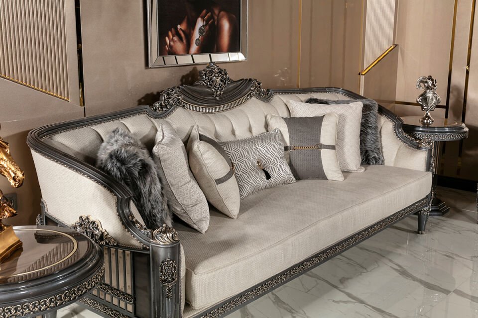 Klassisches Queen-Sofa-Set