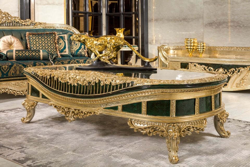 Royal Yeşil Klasik Koltuk Takımı