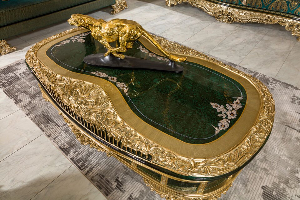Royal Yeşil Klasik Koltuk Takımı