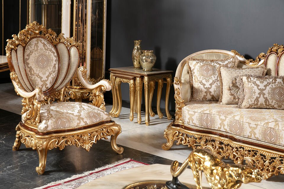 Sehzade Classic Sofa Set