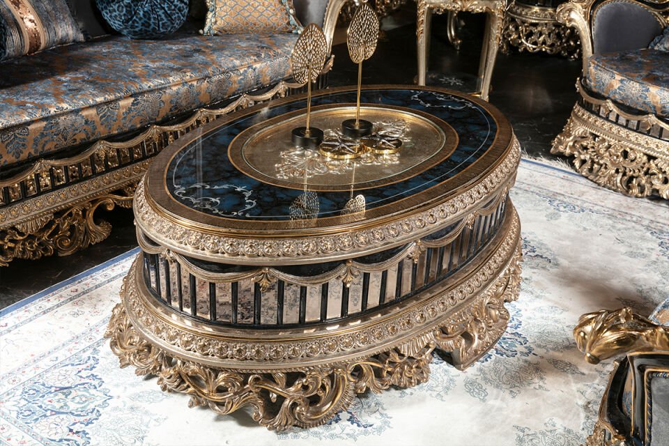 Tac Mahal Yeşil Klasik Koltuk Takımı