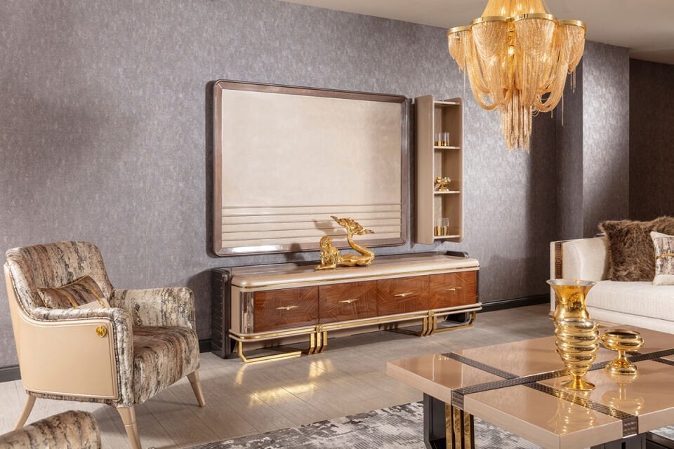 Versace Lüks Koltuk Takımı