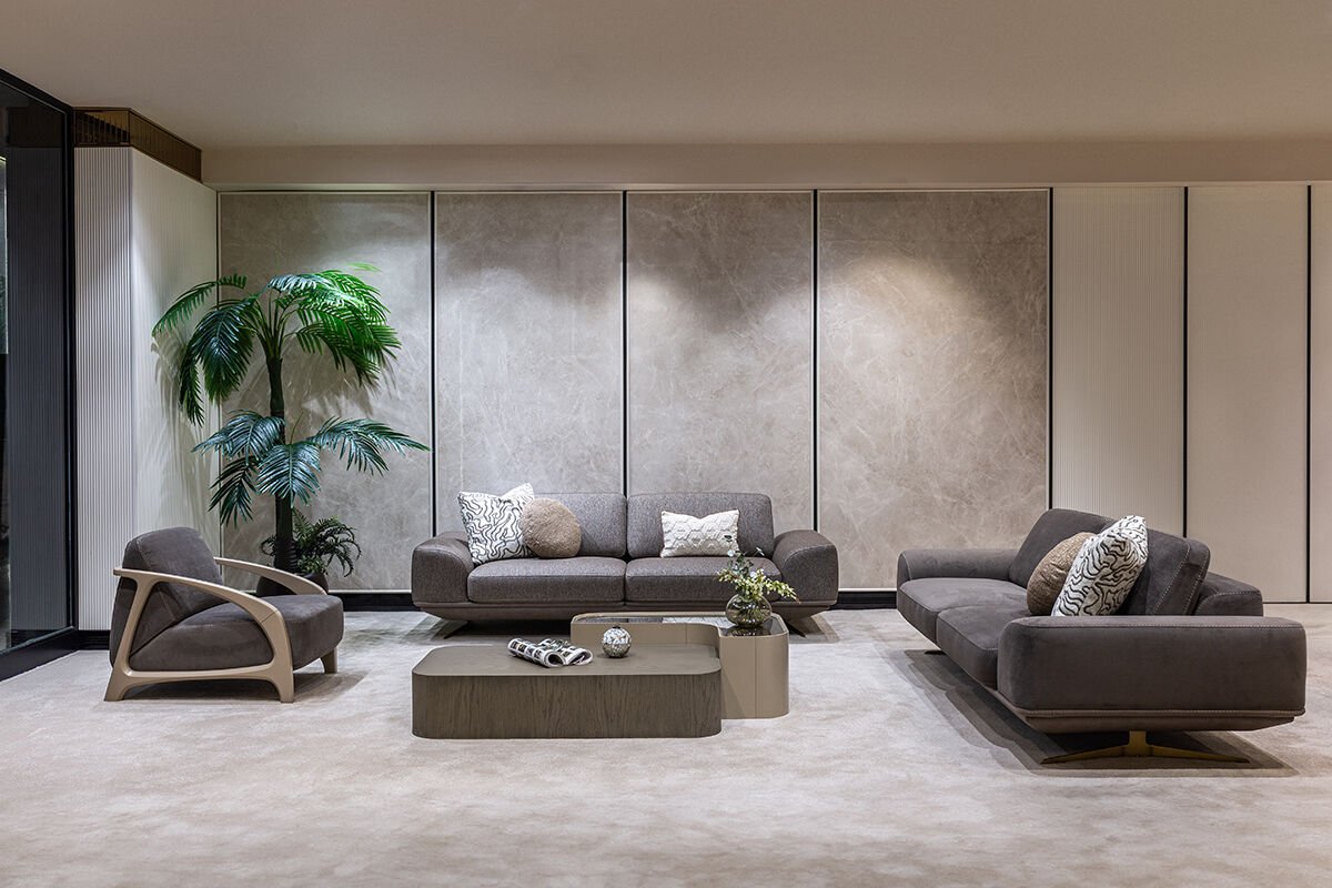 Merlot Modern Sofa Set