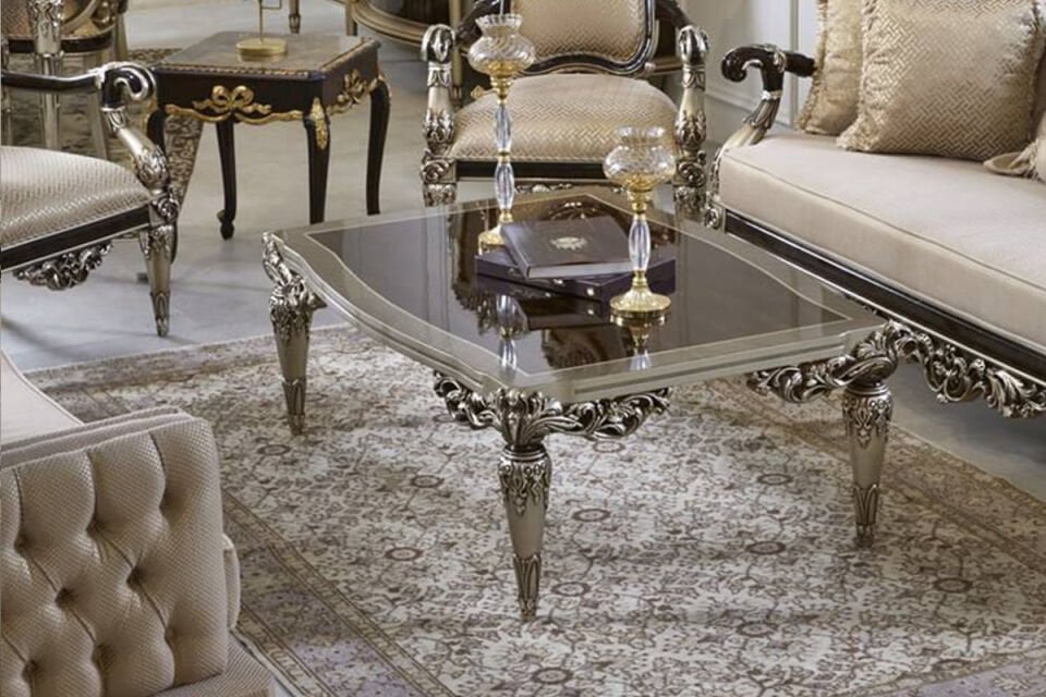 Klassisches Sofa-Set „Masal“ in Beige