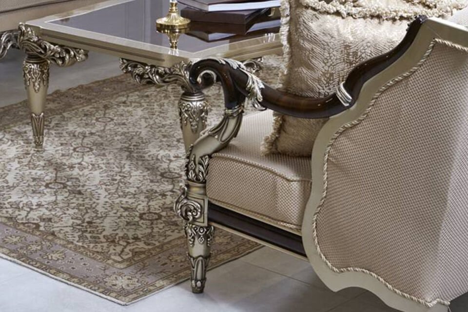 Klassisches Sofa-Set „Masal“ in Beige