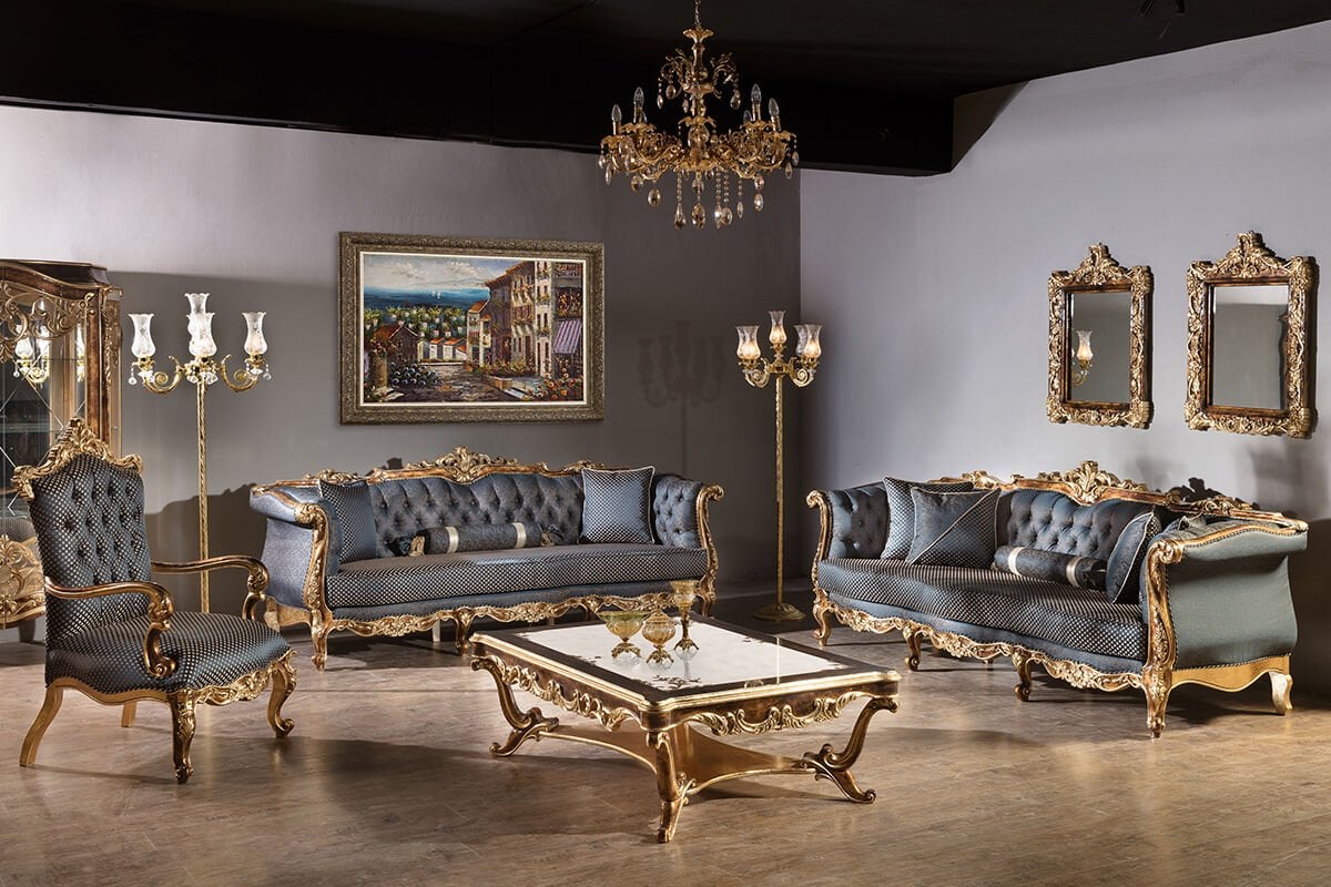 Zumra Classic Sofa Set