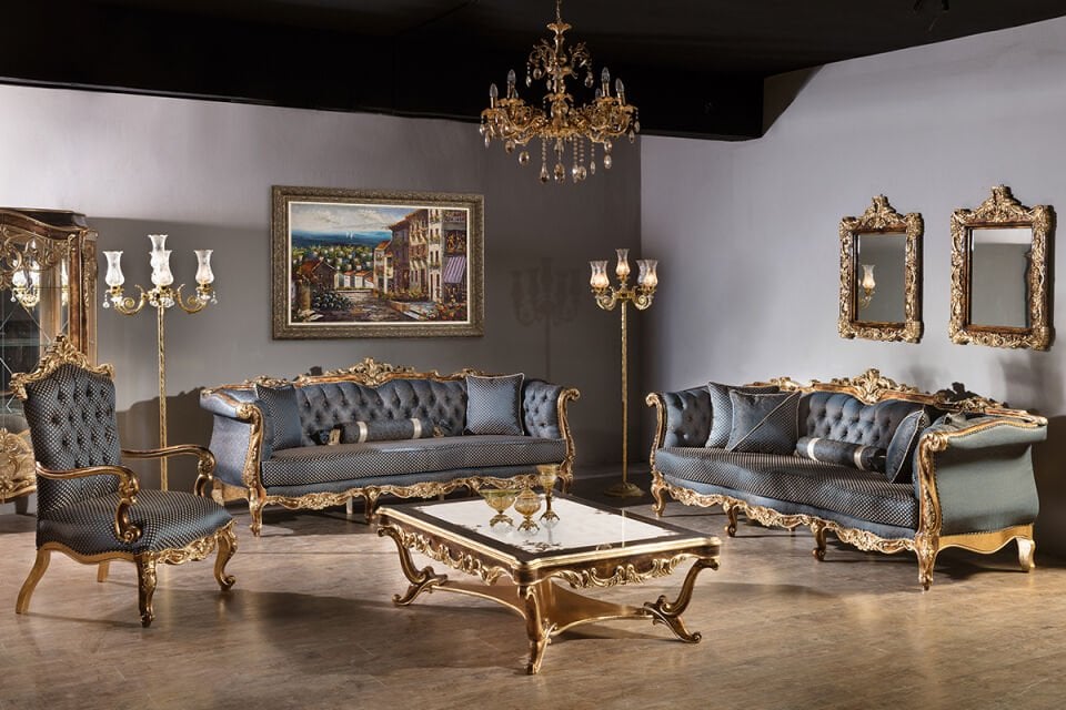 Zumra Classic Sofa Set