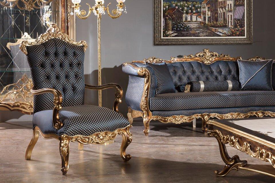 Zumra Classic Sofa Set