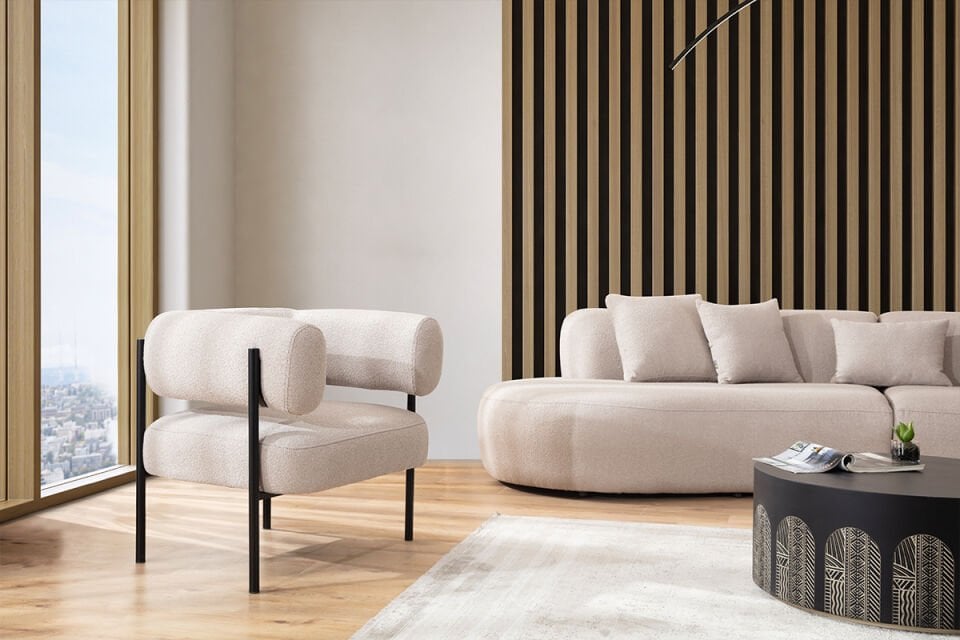 Oval Modern Koltuk Takımı
